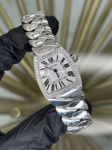 Cartier La Dona White Dial on White Gold 2905