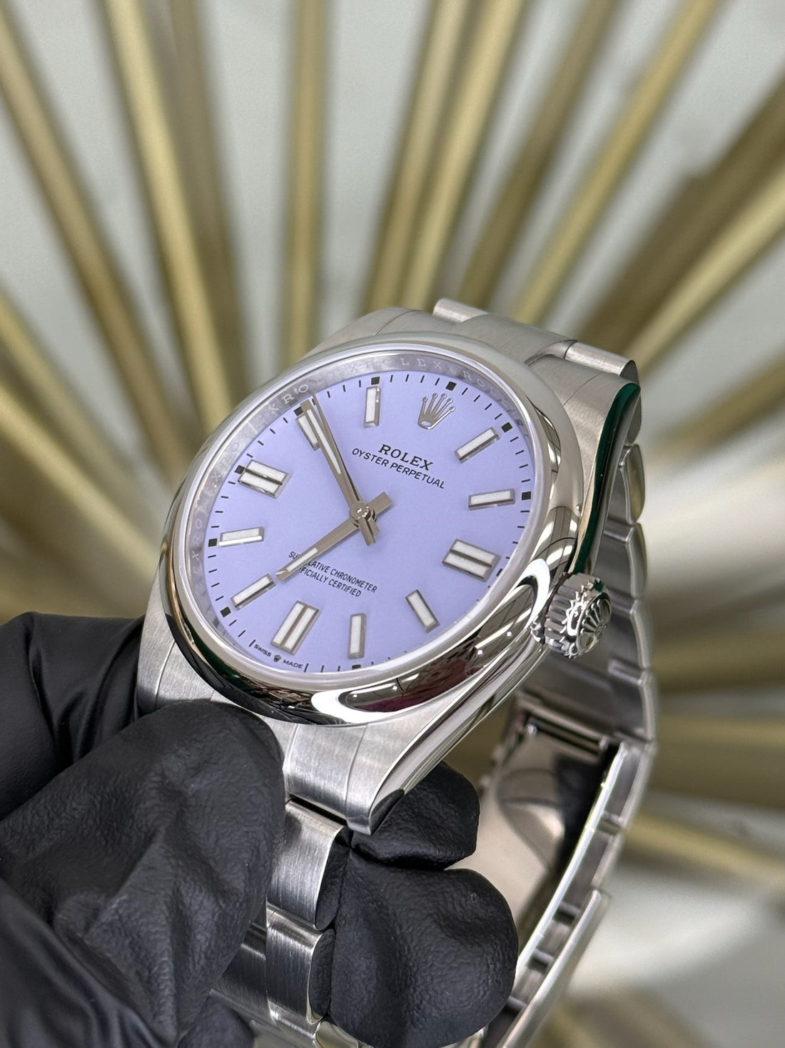 Rolex Oyster Perpetual 41 Lavender Dial on Oyster 134300 2026 Complete