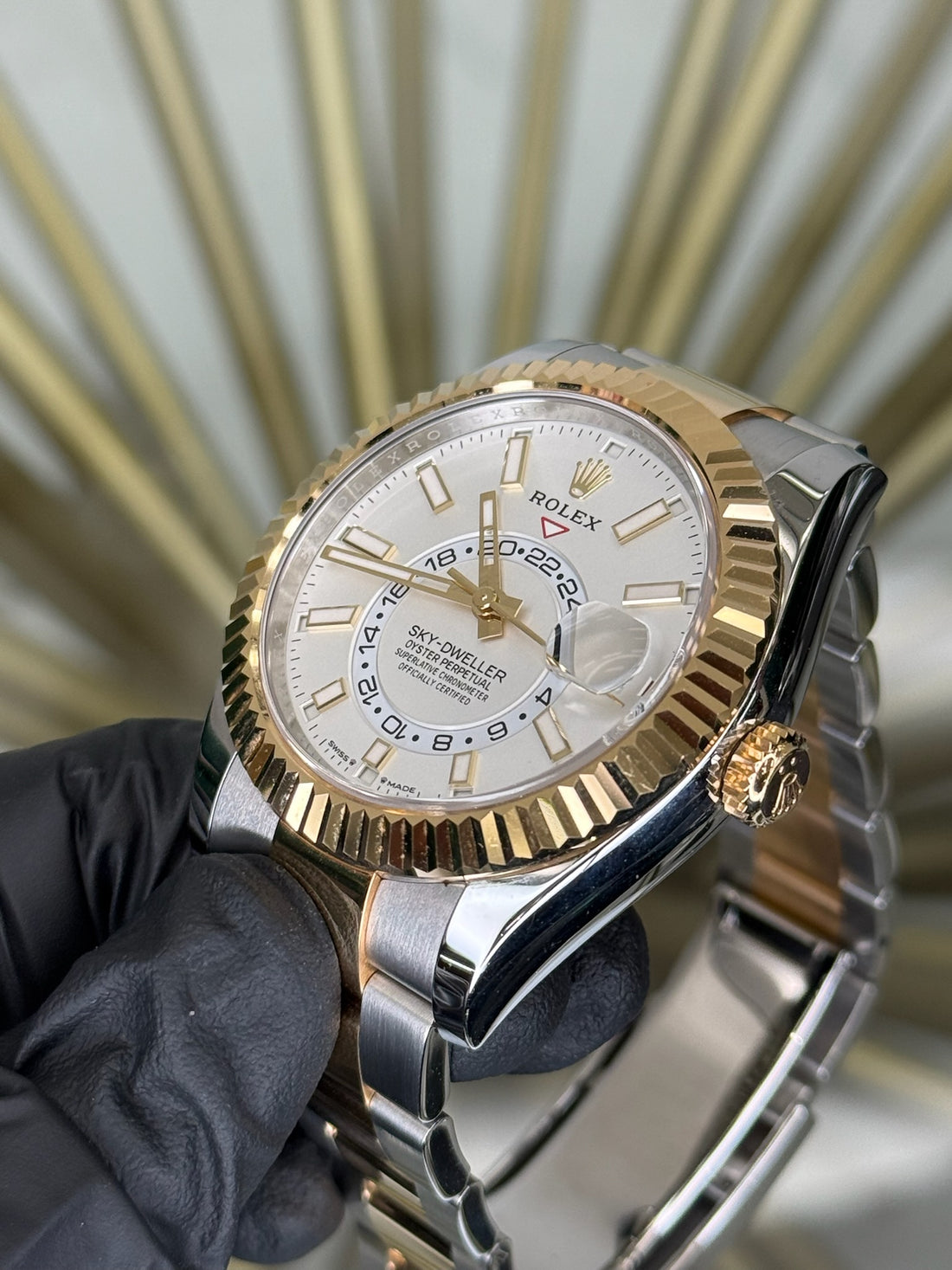 Rolex SkyDweller White Index Dial on Oyster 336933 2024 Card