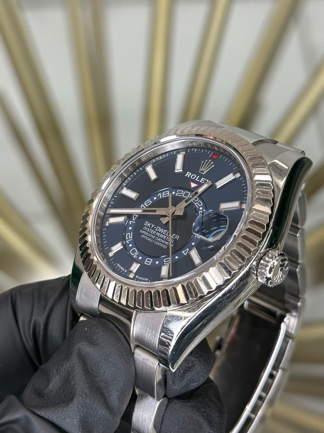 Rolex SkyDweller Blue Dial on Oyster 326934