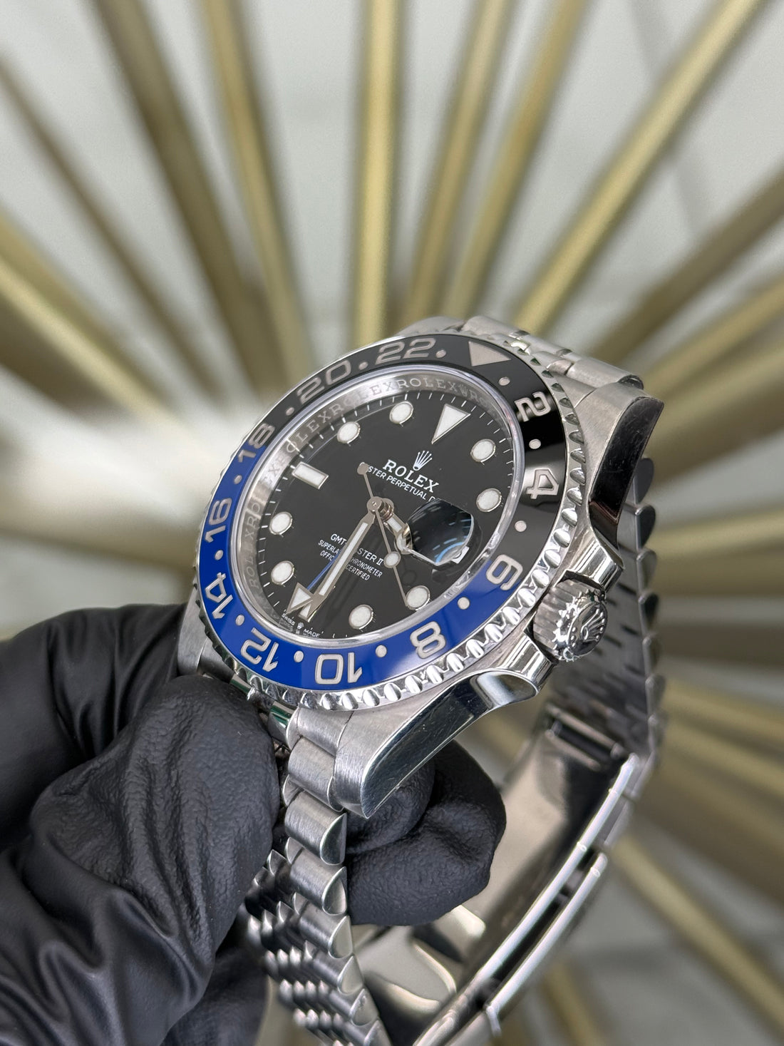 Rolex GMT-Master II Batgirl Black Dial on Jubilee 126710BLNR 2020 Complete