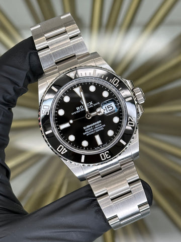 Rolex Submariner Black Dial on Oyster 126610LN 2024 Complete