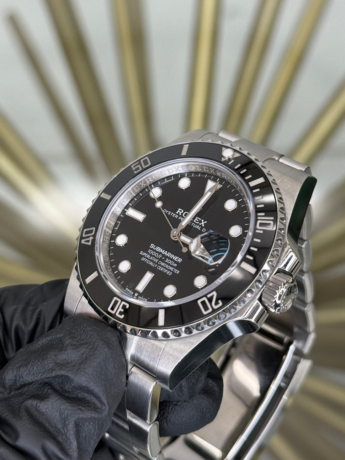 Rolex Submariner Black Dial on Oyster 126610LN 2024 Complete