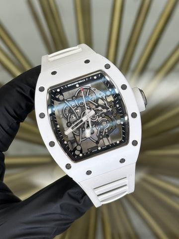Richard Mille Rm055 Bubba Watson Skeleton Dial on Strap RM055 2017 Complete