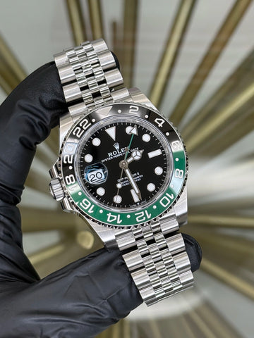 Rolex GMT-Master II "Sprite" Black Dial on Jubilee 126720VTNR 2026 Complete
