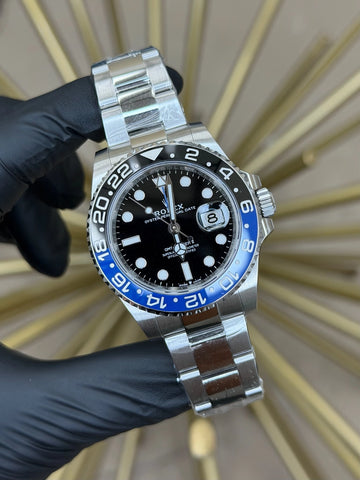 Rolex GMT-Master II Batman Black Dial on Oyster 126710BLNR 2023 Card