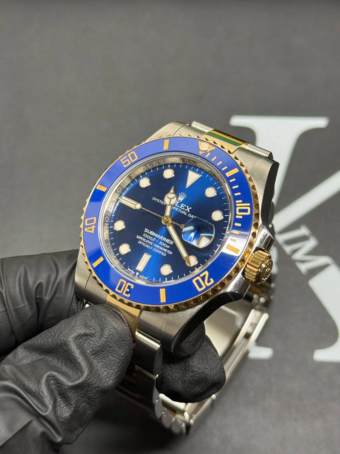 Rolex Submariner Blue Dial on Oyster 126613LB 2024 Card