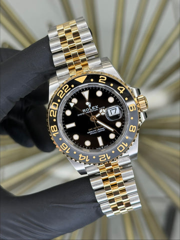 Rolex GMT-Master II Black Dial on Jubilee 126713GRNR 2026 Complete