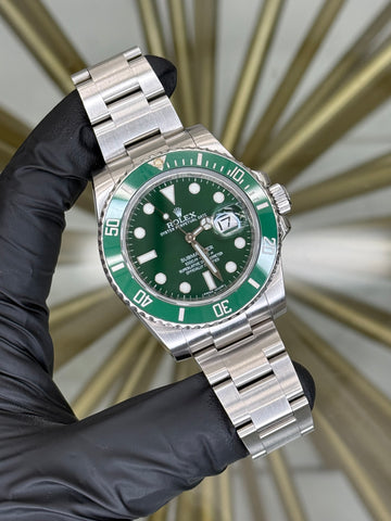Rolex Submariner Hulk Green Dial on Oyster 116610LV
