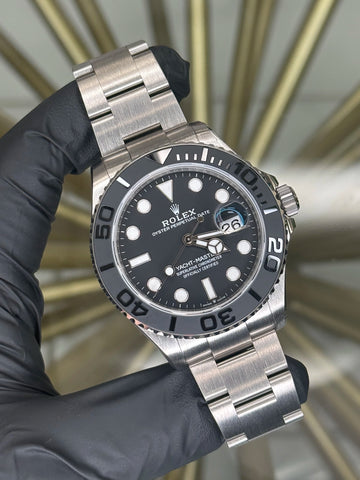 Rolex Yacht-Master 42 Titanium Black Dial on Oyster 226627 2026 Complete