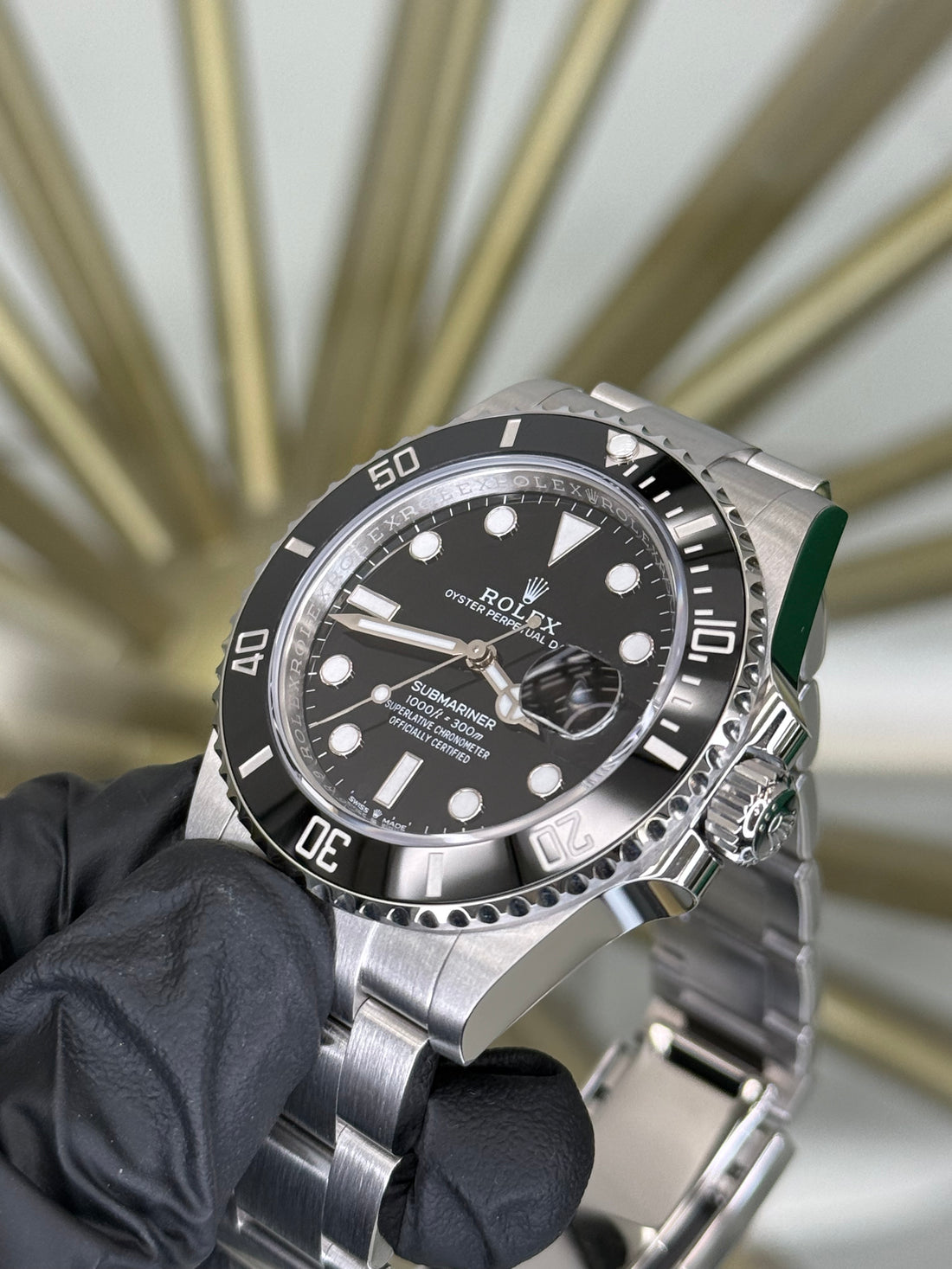 Rolex Submariner Black Dial on Oyster 126610LN 2026 Card