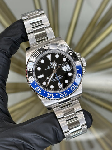 Rolex GMT-Master II Batman Batman Dial on Oyster 126710BLNR 2025 Card