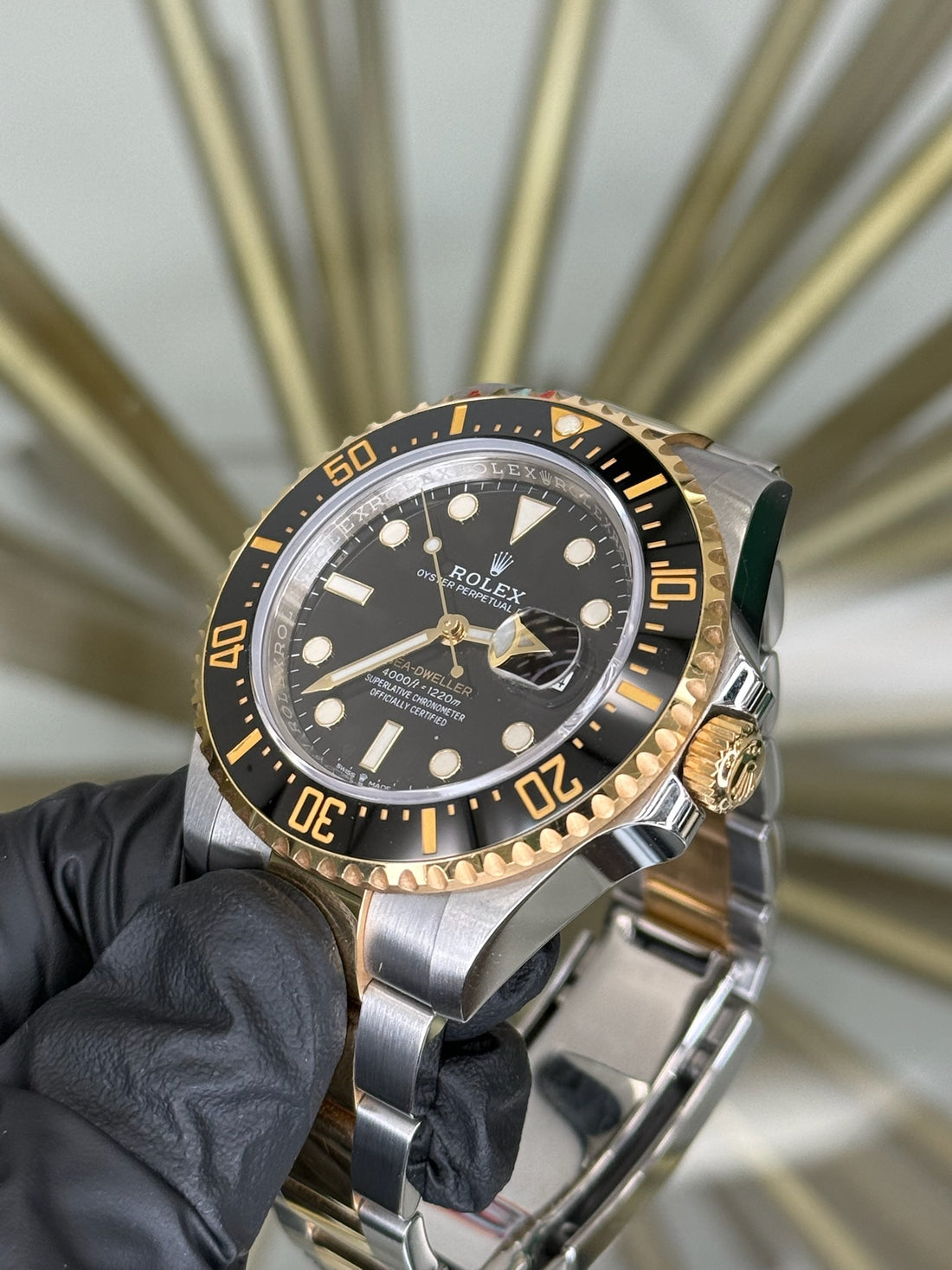 Rolex Sea-Dweller 43 Black Dial on Oyster 126603 2021 Card