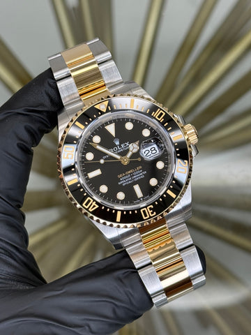 Rolex Sea-Dweller 43 Black Dial on Oyster 126603 2021 Card