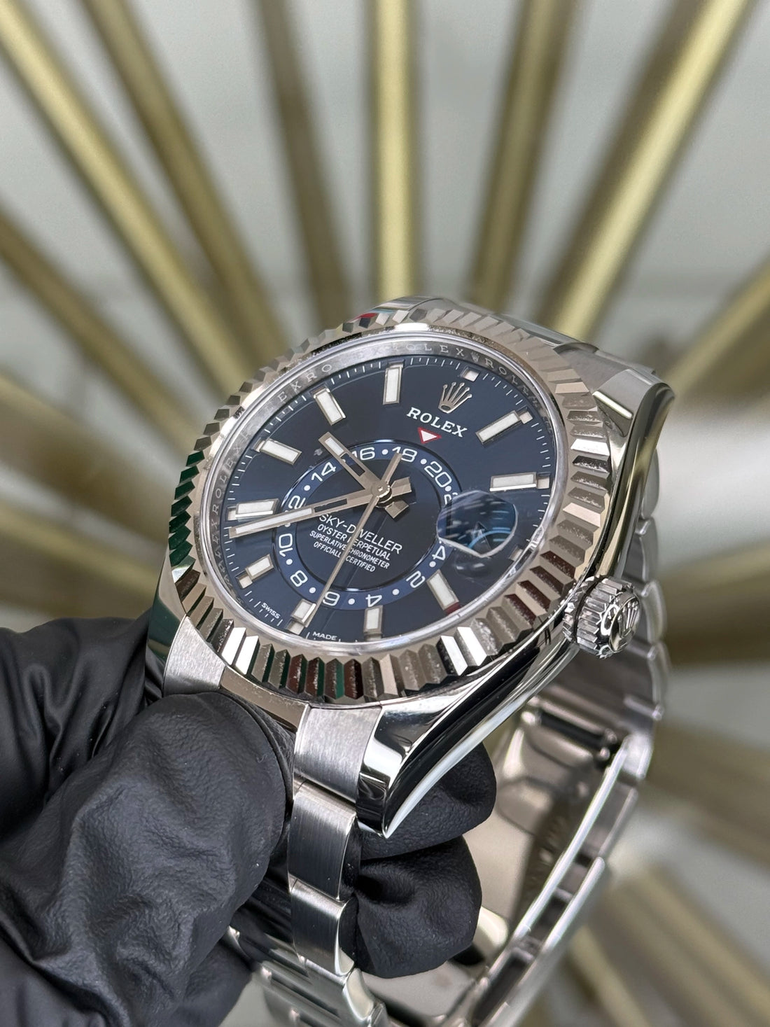 Rolex SkyDweller Blue Dial on Oyster 326934 2021 Complete