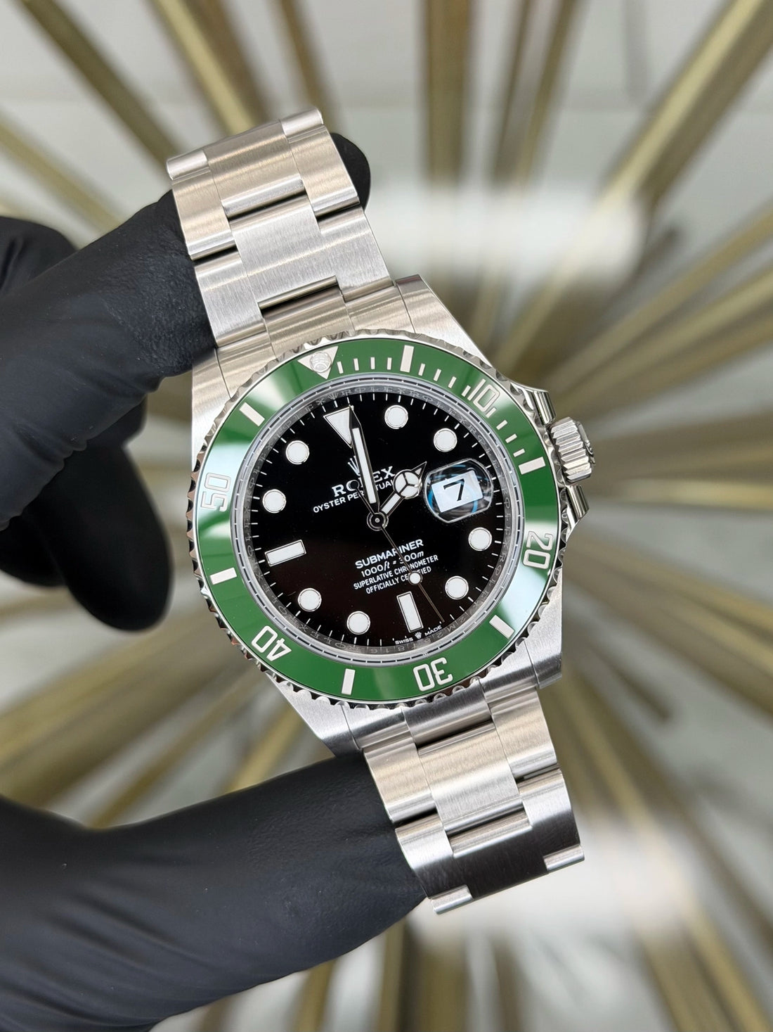 Rolex Submariner Black Dial on Oyster 126610LV 2026 Complete