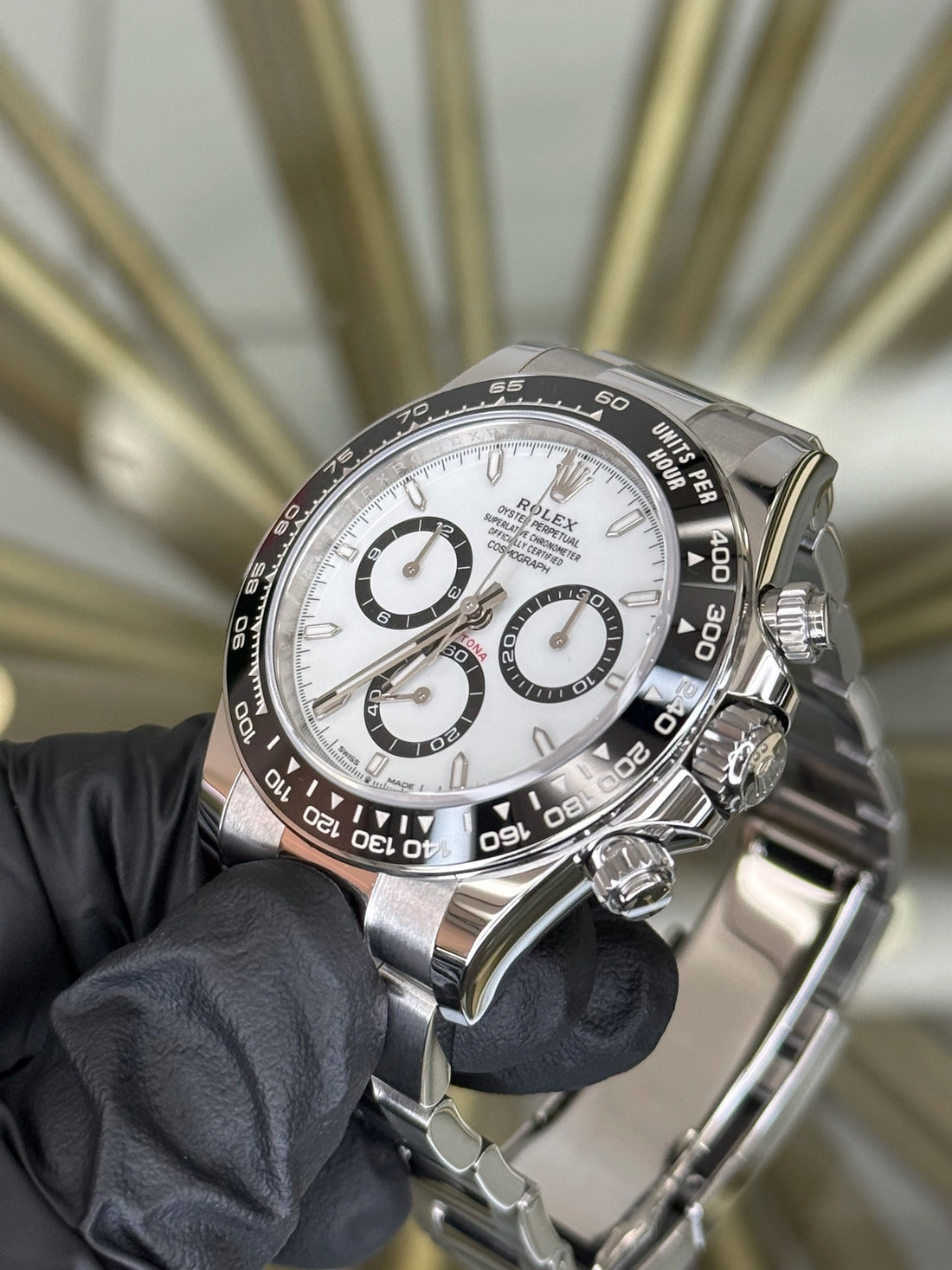 Rolex Daytona Black Dial on Oyster 126500LN 2024 Card