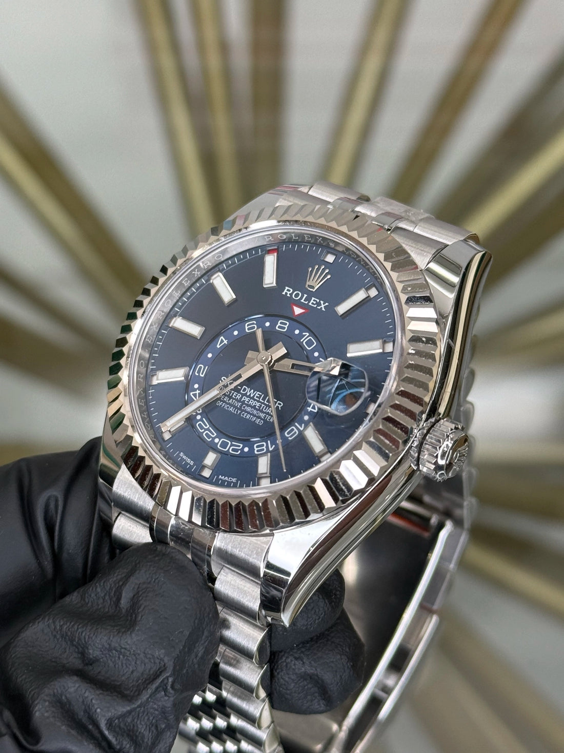 Rolex SkyDweller Blue Dial on Jubilee 326934