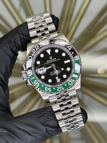Rolex GMT-Master II "Sprite" Black Dial on Jubilee 126720VTNR 2024 Complete