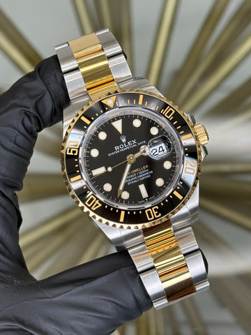 Rolex Sea-Dweller 43 Black Dial on Oyster 126603 2021 Card
