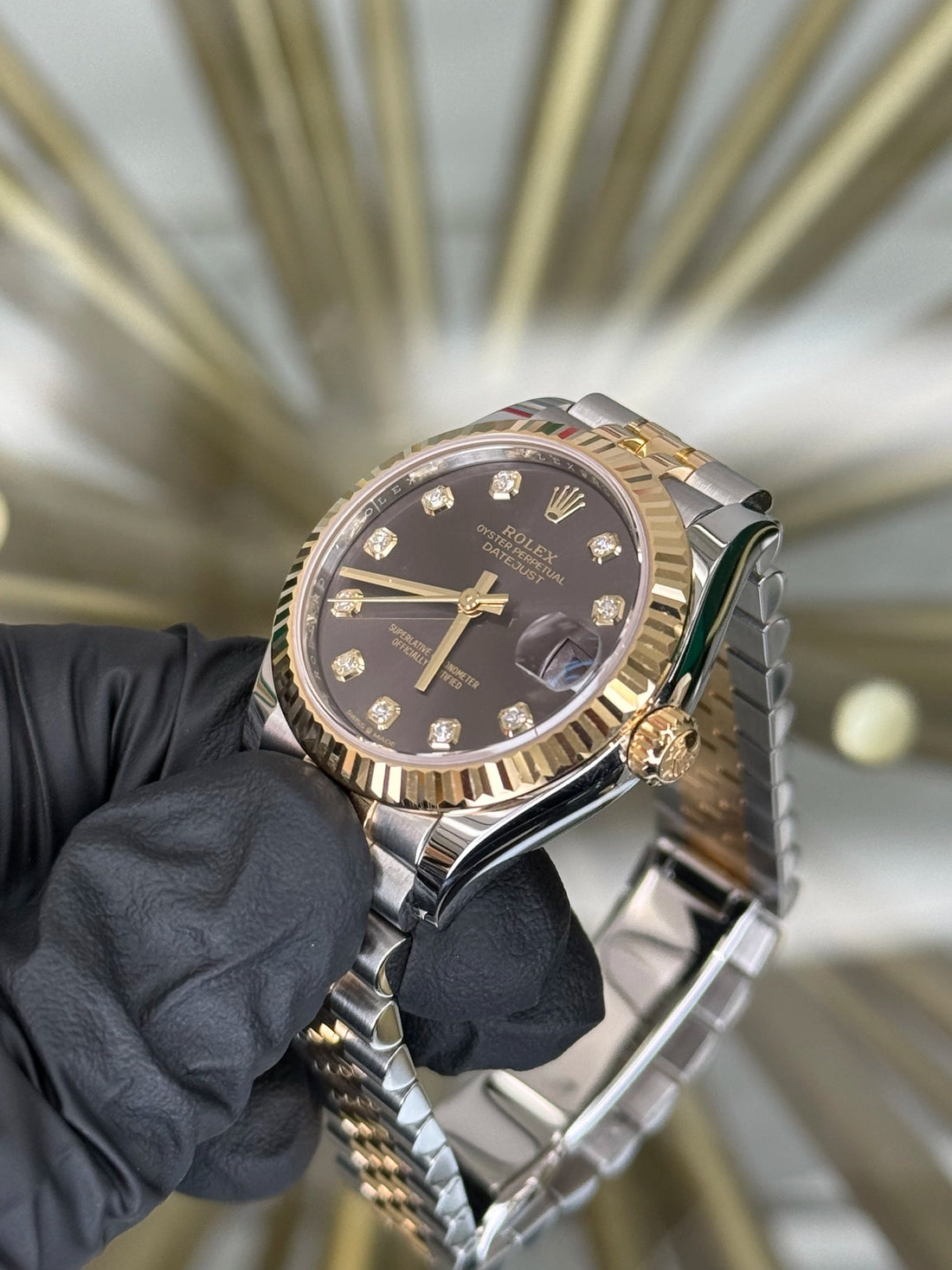 Rolex Datejust 31 Dark Grey Diamond Dial on Jubilee 278273 2026 Complete