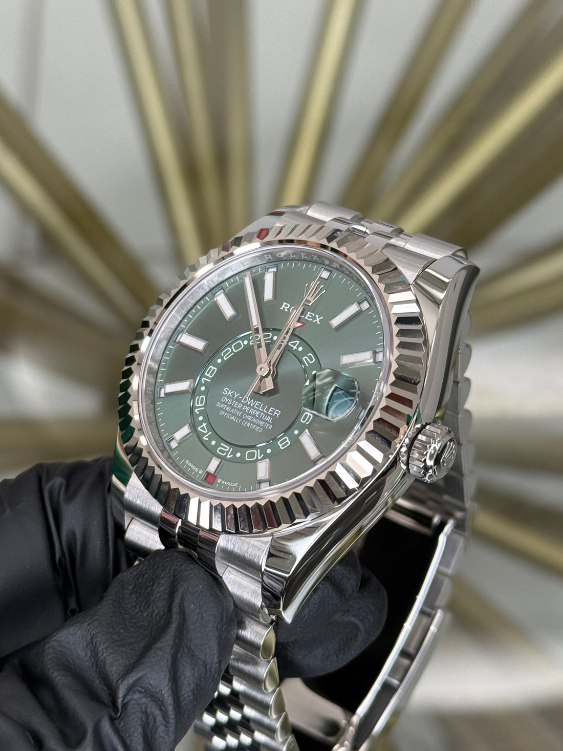 Rolex SkyDweller Mint Green Dial on Jubilee 336934 2026 Complete