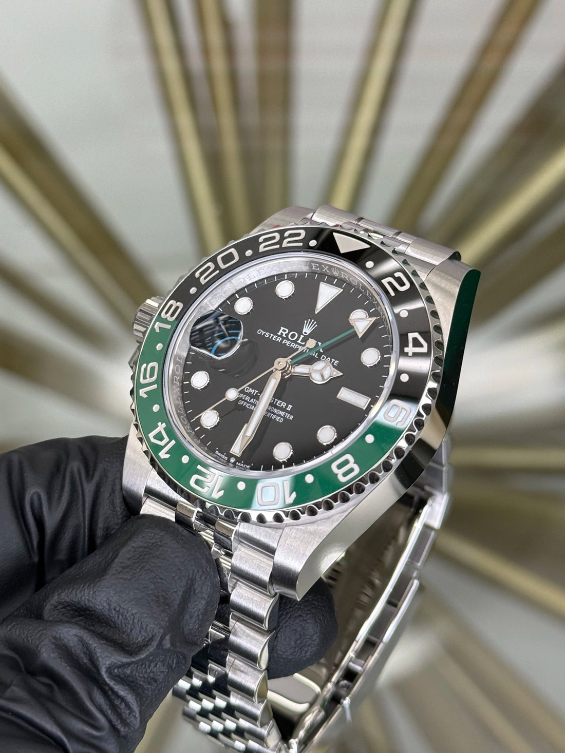 Rolex GMT-Master II "Sprite" Black Dial on Jubilee 126720VTNR 2026 Complete