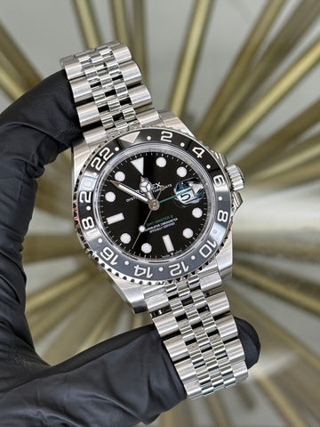 Rolex GMT-Master II Bruce Wayne Bruce Wayne Dial on Jubilee 126710GRNR 2026 Card