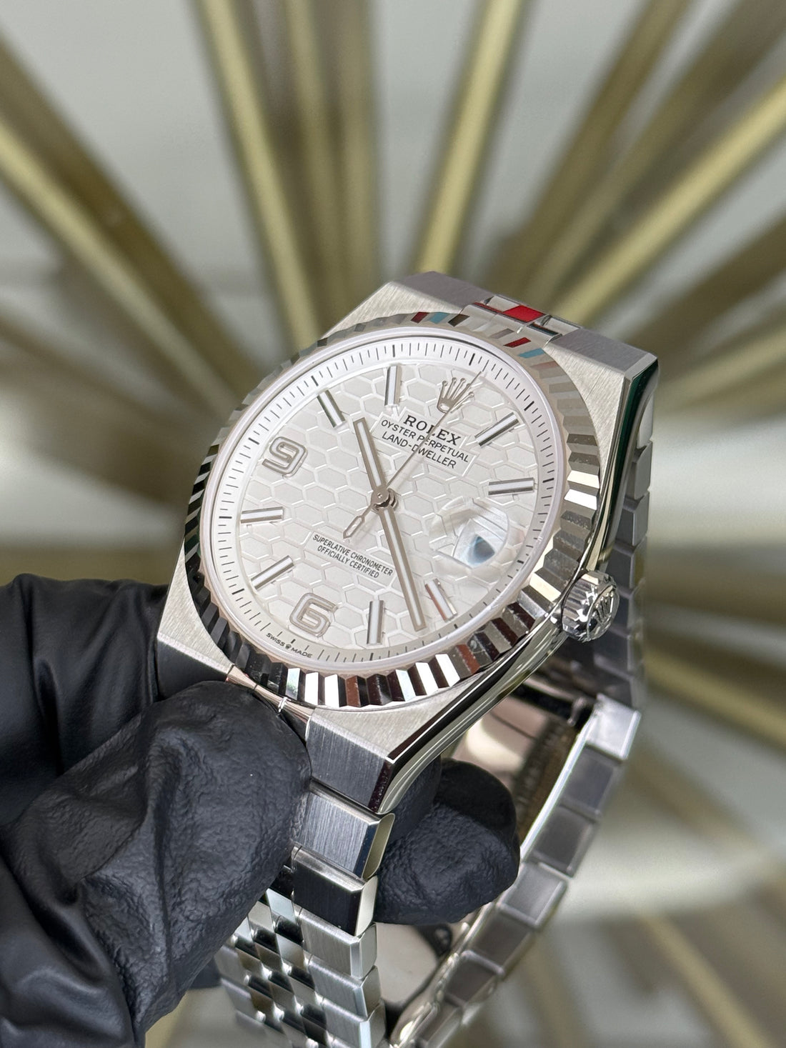 Rolex Land-Dweller 40 White Dial on Flat Jubilee 127334 2026 Complete