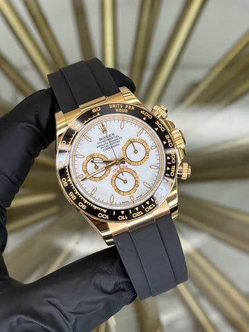 Rolex Daytona White Index Dial on Oysterflex 126518LN 2026 Complete