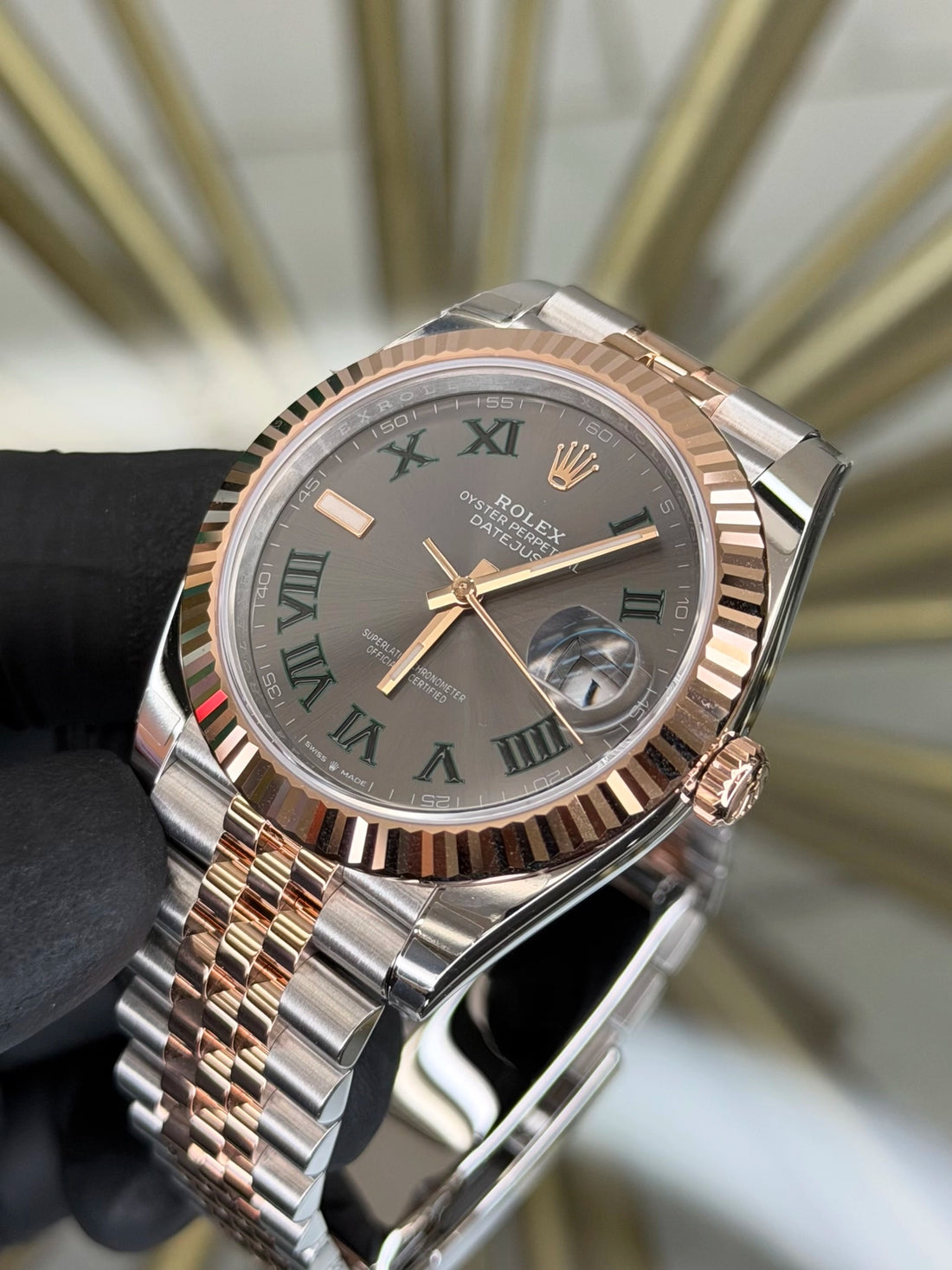 Rolex Datejust 41 Wimbledon Dial on Jubilee 126331 2026 Complete