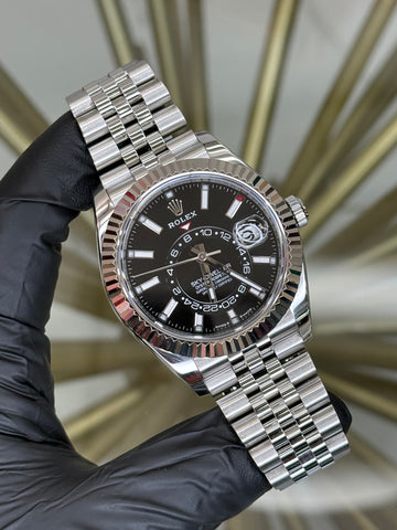 Rolex SkyDweller Black Index Dial on Jubilee 336934 2026 Complete