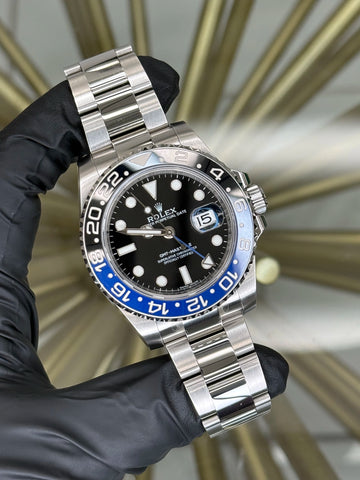 Rolex GMT-Master II 'Batman' Black Dial on Oyster 116710BLNR 2015 Card