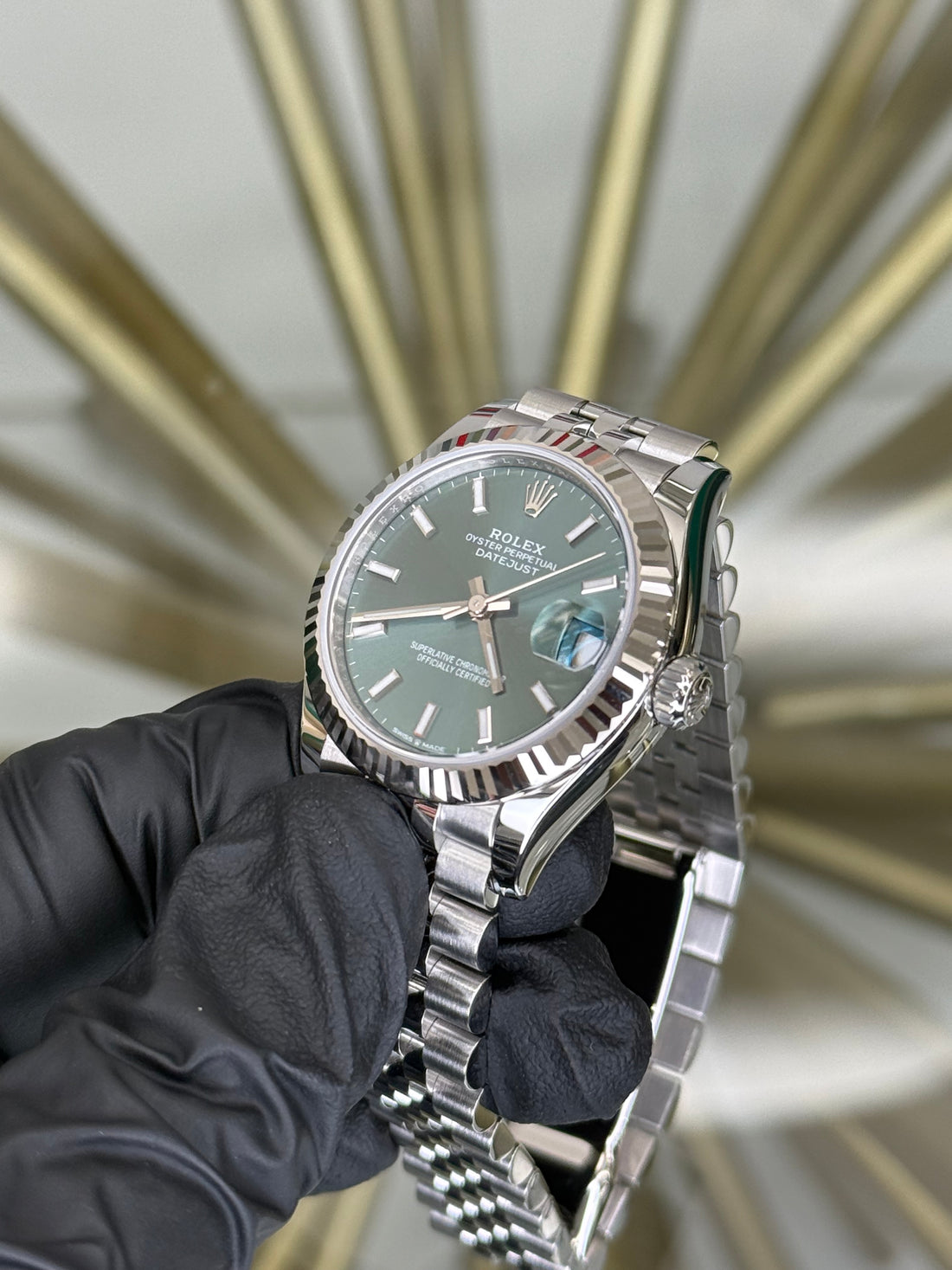 Rolex Datejust 31 Mint Green Jubilee Dial on Jubilee 278274 2026 Complete