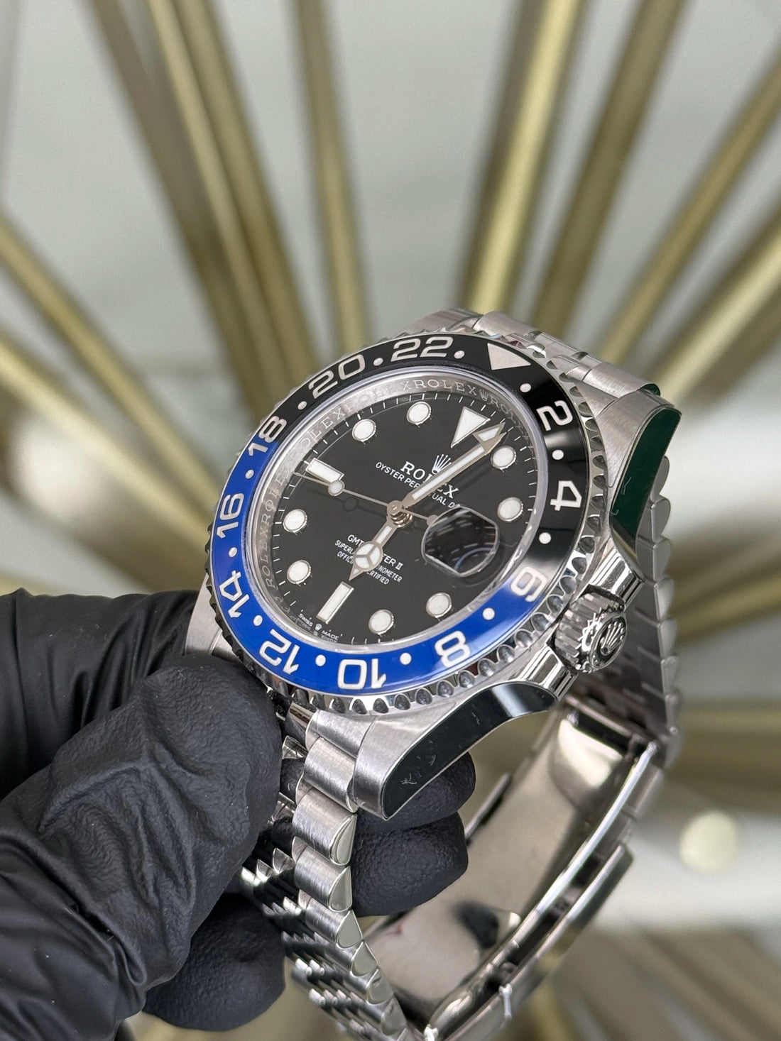 Rolex GMT-Master II Batgirl Black Dial on Jubilee 126710BLNR 2021 Complete