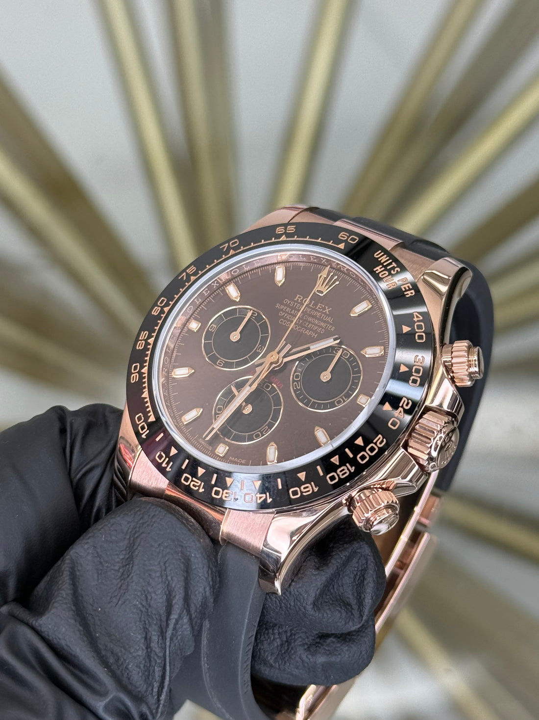 Rolex Daytona Chocolate Dial on Oysterflex 116515LN 2021 Card