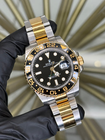 Rolex GMT-Master II Black Dial on Oyster 116713LN 2014 Card