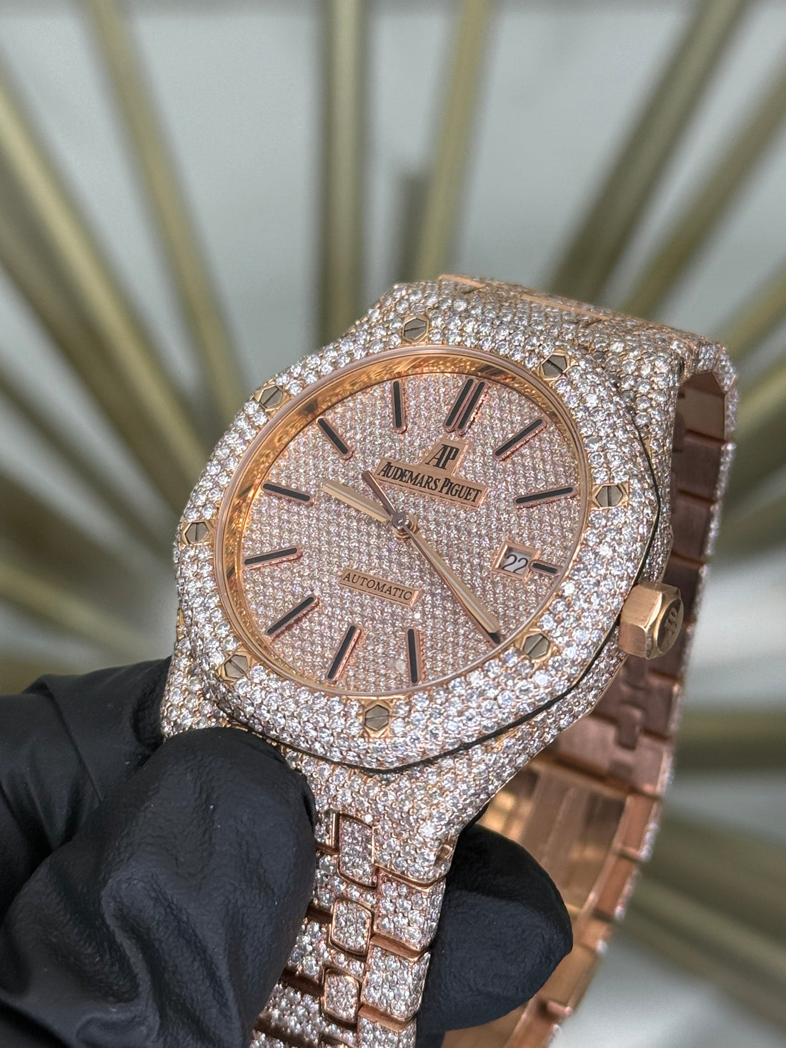 Audemars Piguet Royal Oak Iceout Dial on Iceout 15400OR 2013 Papers