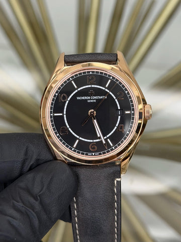 Vacheron Constantin Fiftysix Black Dial on Leather Strap 4600E/000R-H101 2025