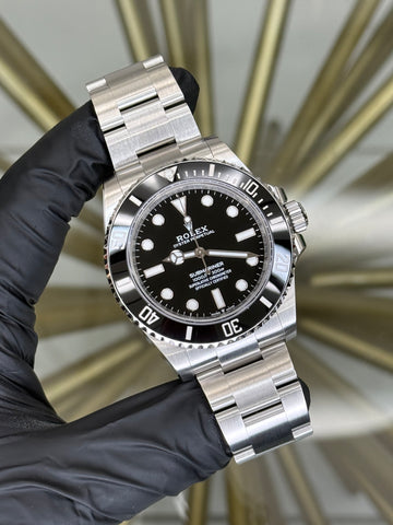 Rolex Submariner No-Date Black Dial on Oyster 124060 2026 Complete
