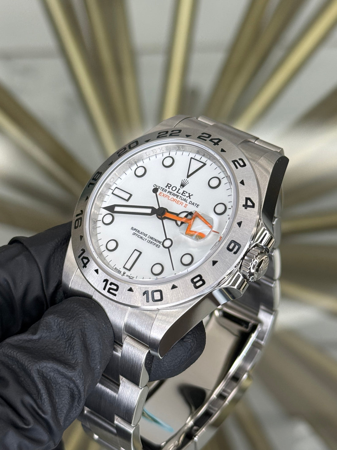 Rolex Explorer II White Dial on Oyster 226570 2026 Complete