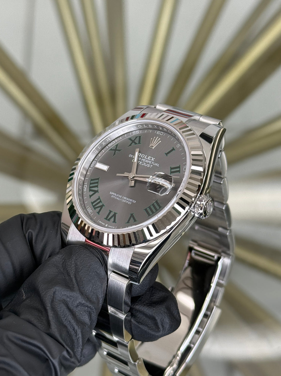 Rolex Datejust 41 Wimbledon Dial on Oyster 126334 2025 Complete