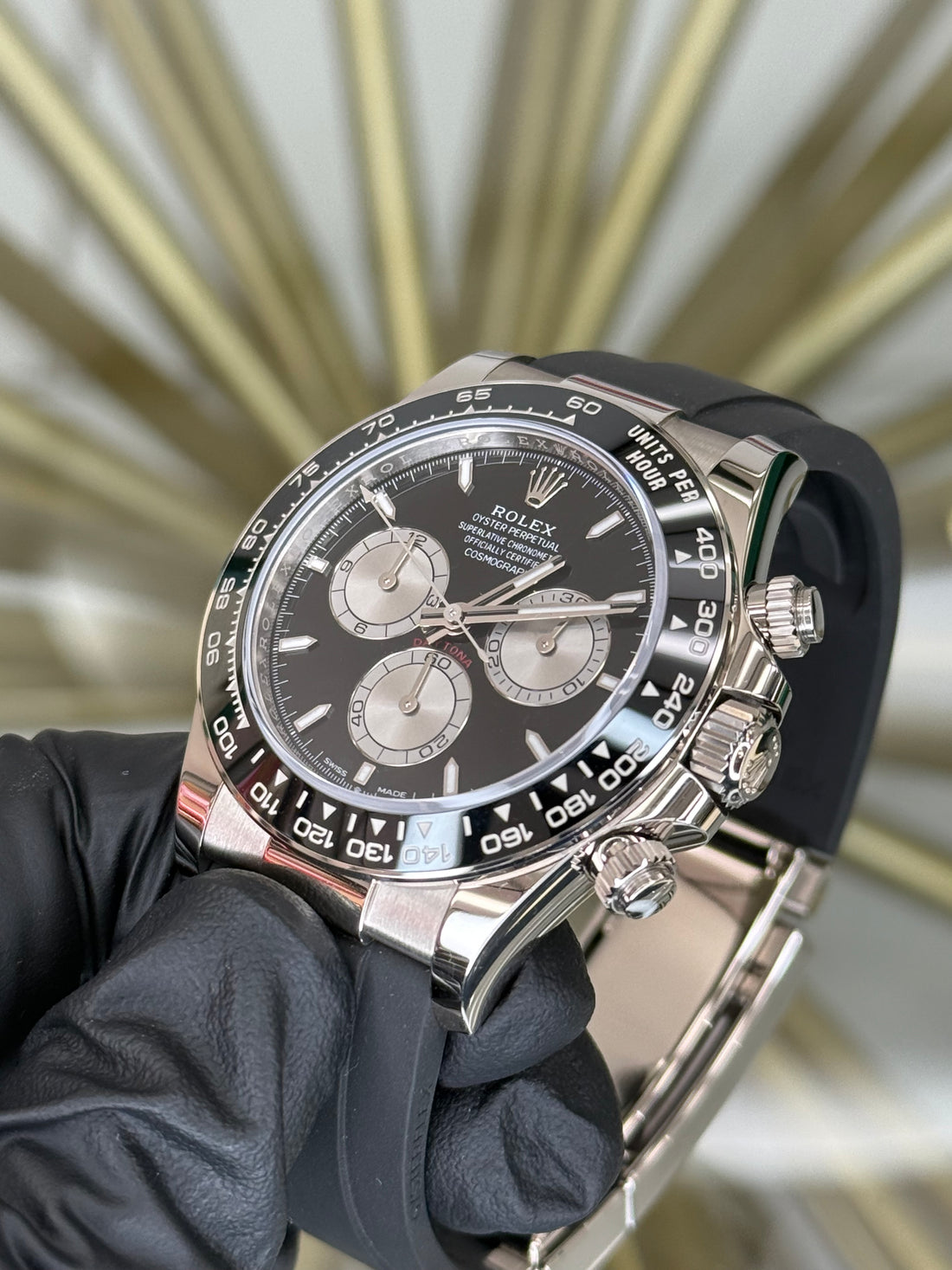 Rolex Daytona Black And Steel Index Dial on Oysterflex 126519LN 2026 Complete