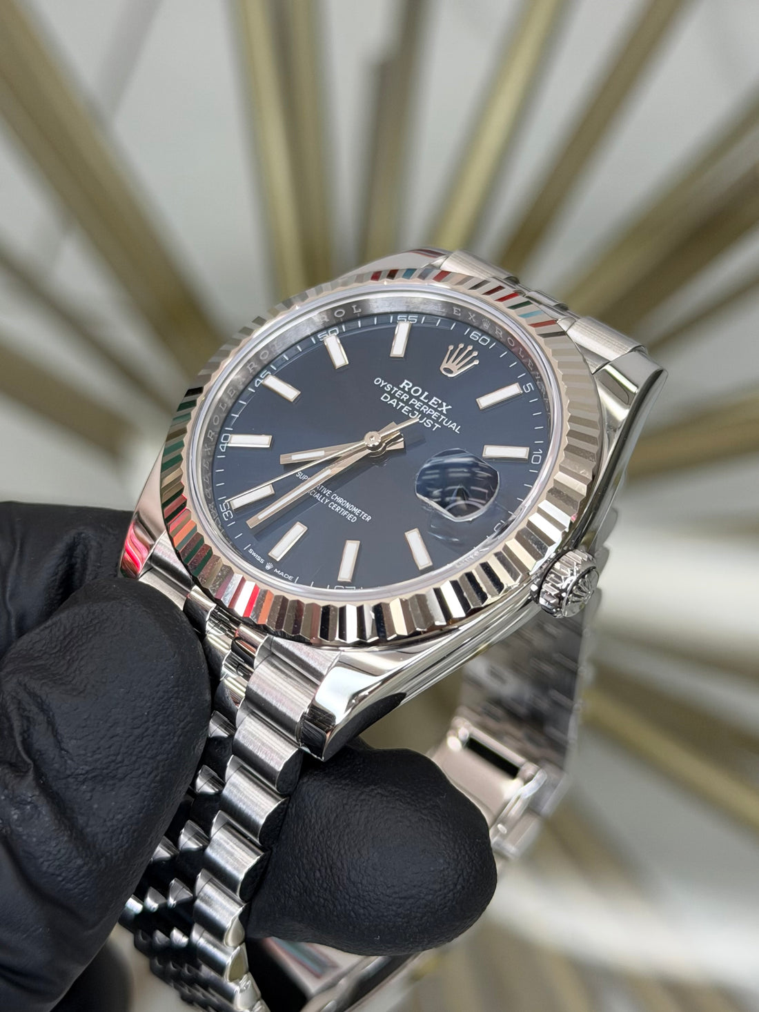 Rolex Datejust 41 Blue Dial on Jubilee 126334 2026 Complete