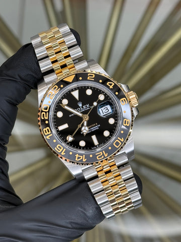 Rolex GMT-Master II Black “Bumblebee” Dial on Jubilee 126713GRNR 2026 Complete