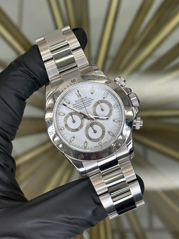 Rolex Daytona White Dial on Oyster 116520 2011 Complete