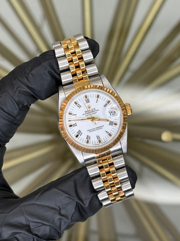 Rolex Datejust 31 White Roman Dial on Jubilee 68273