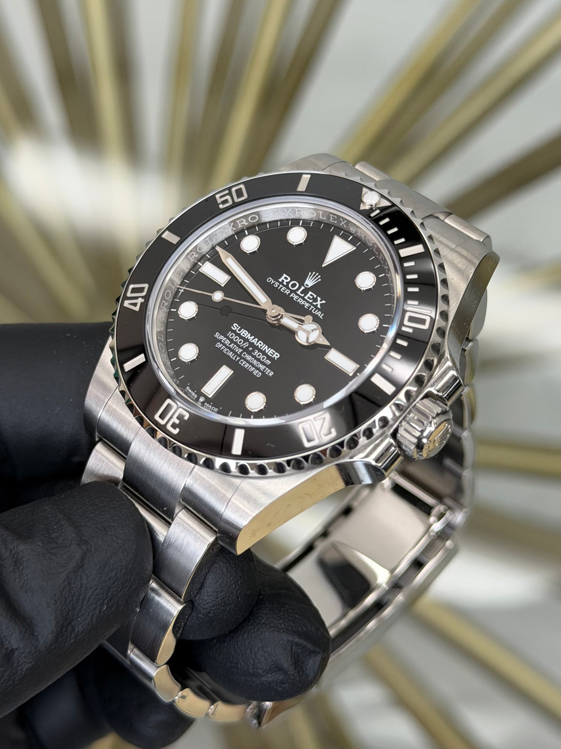 Rolex Submariner No-Date Black Dial on Oyster 124060 2024 Complete