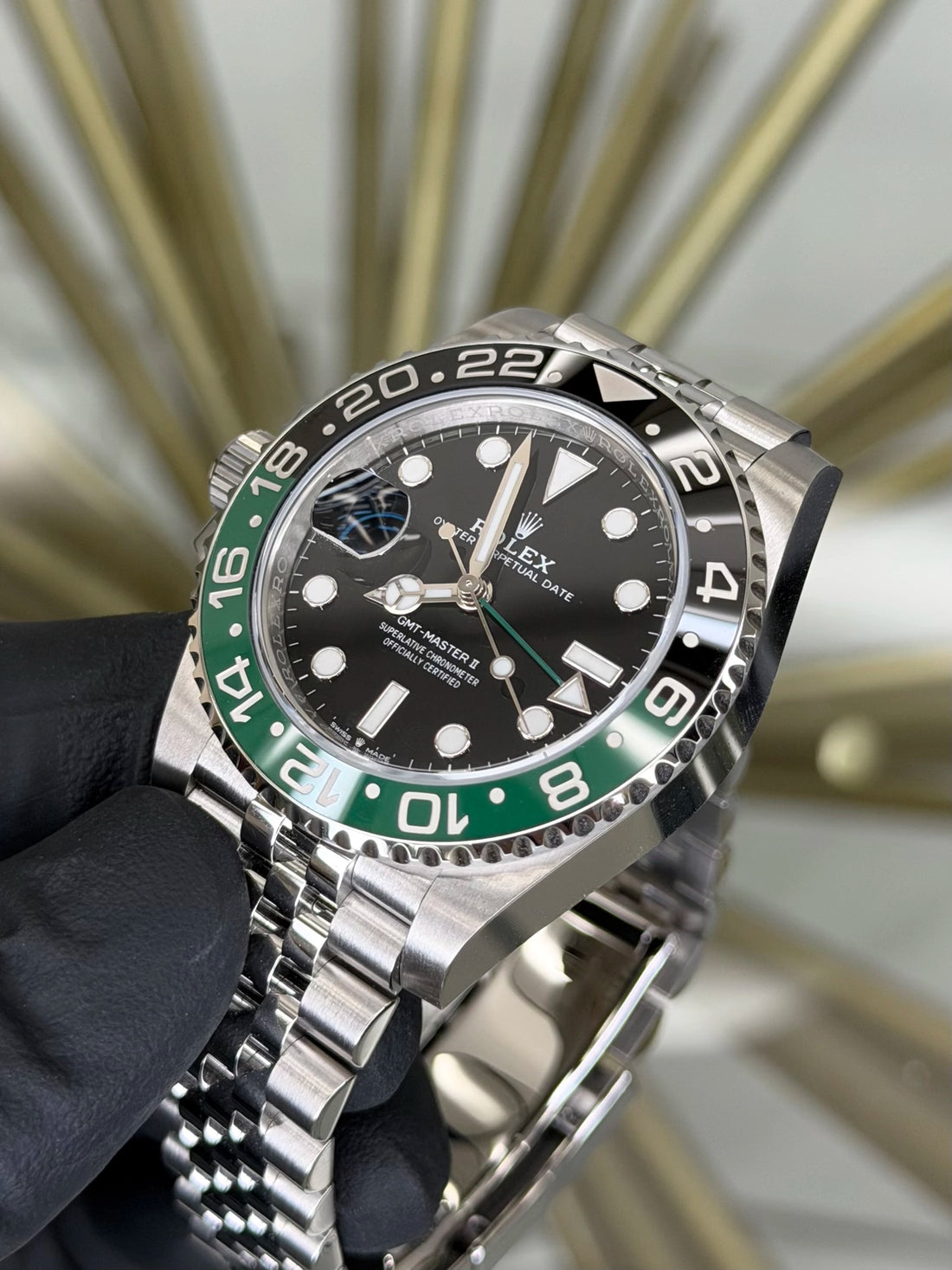 Rolex GMT-Master II "Sprite" Black Dial on Jubilee 126720VTNR 2026 Complete