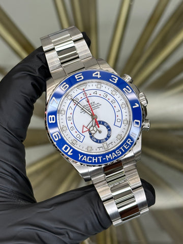Rolex Yacht-Master II White Dial on Oyster 116680 2019 Card